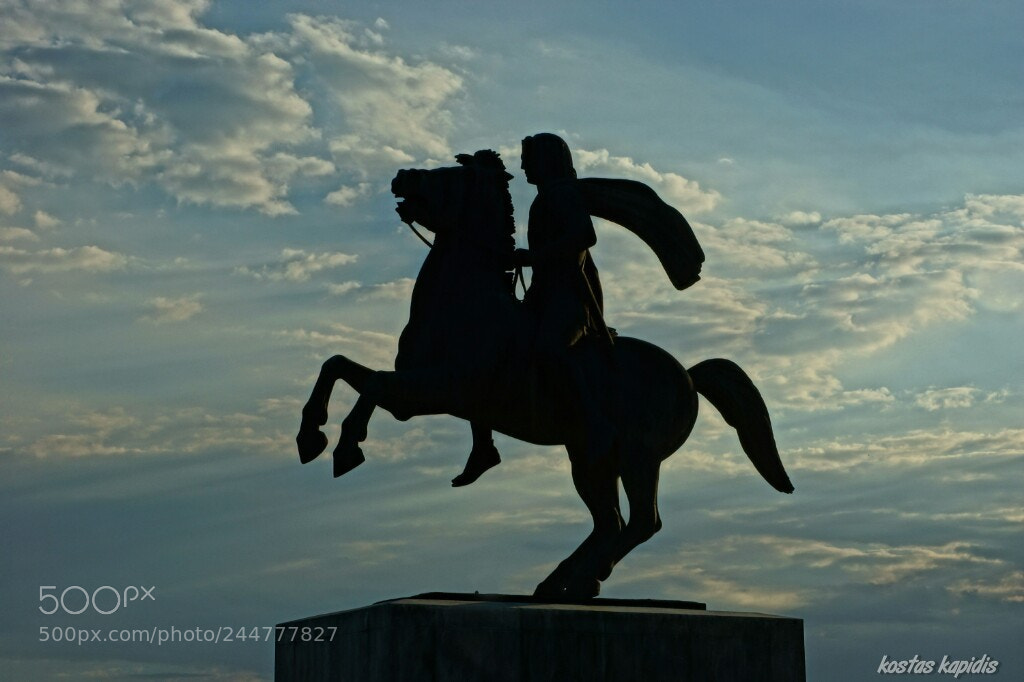 Sony SLT-A77 sample photo. Alexander the great thessaloniki photography