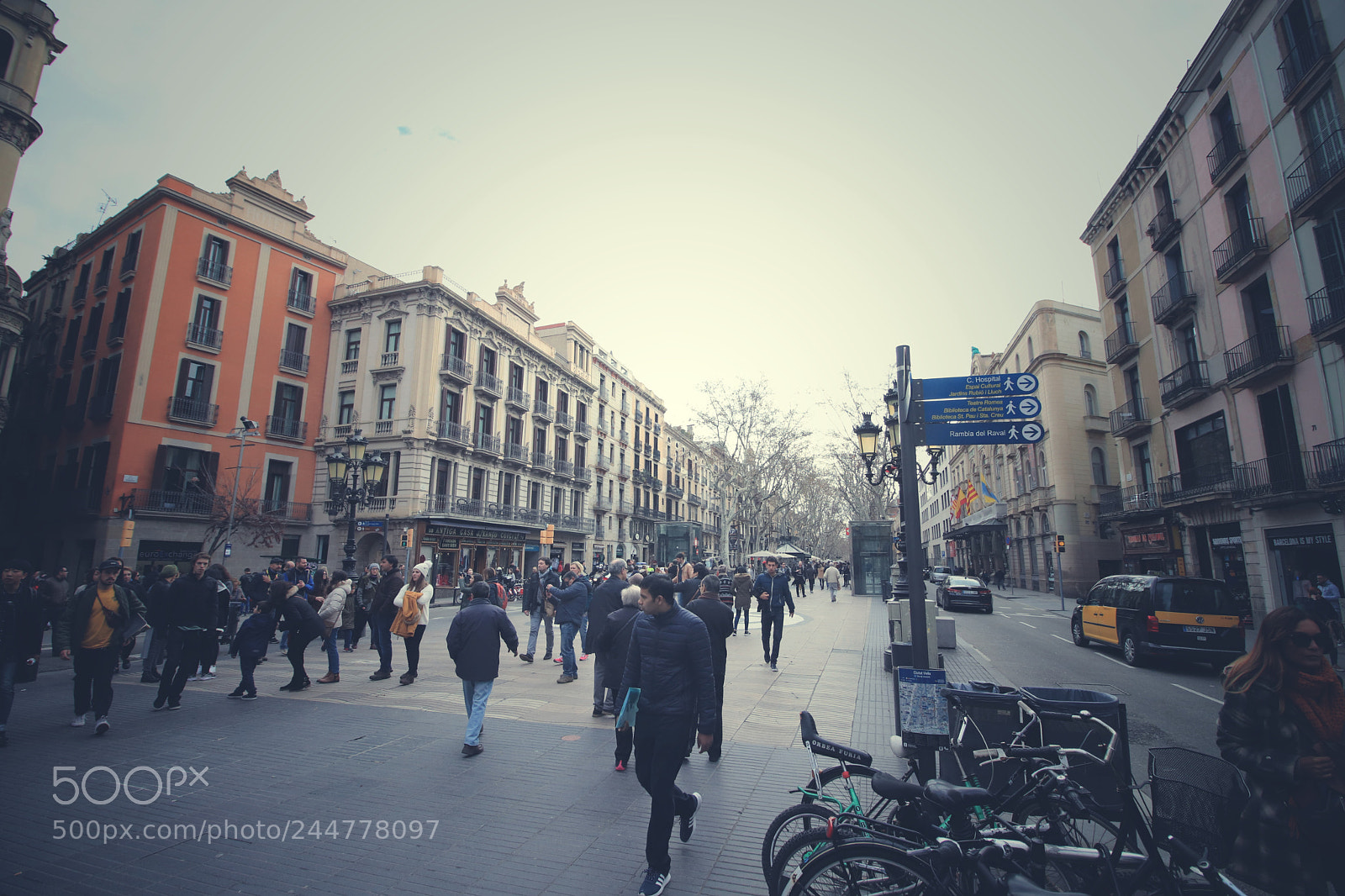 Canon EOS 77D (EOS 9000D / EOS 770D) sample photo. Barcelona, la rambla in photography