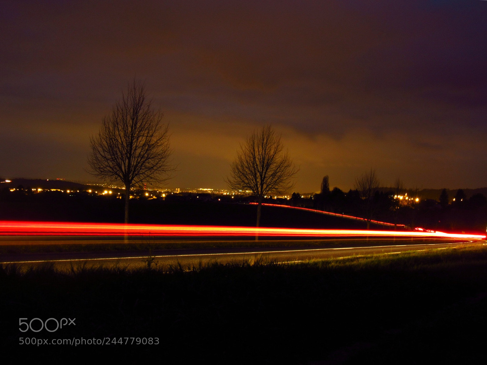 Canon PowerShot SX530 HS sample photo. Light painting city photography