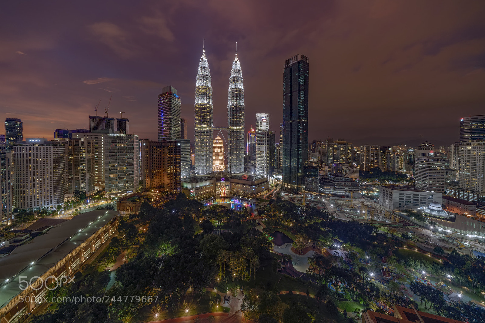 Sony a7R II sample photo. Glorious blue hour sunset photography