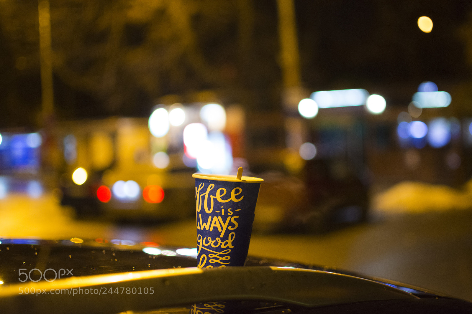 Nikon D7200 sample photo. Coffee night photography