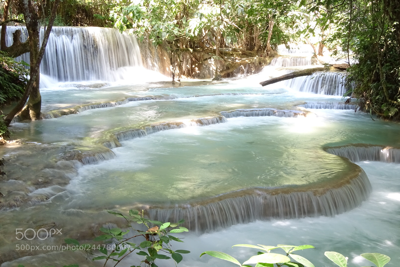 Sony Cyber-shot DSC-HX400V sample photo. Kuangsi waterfalls photography