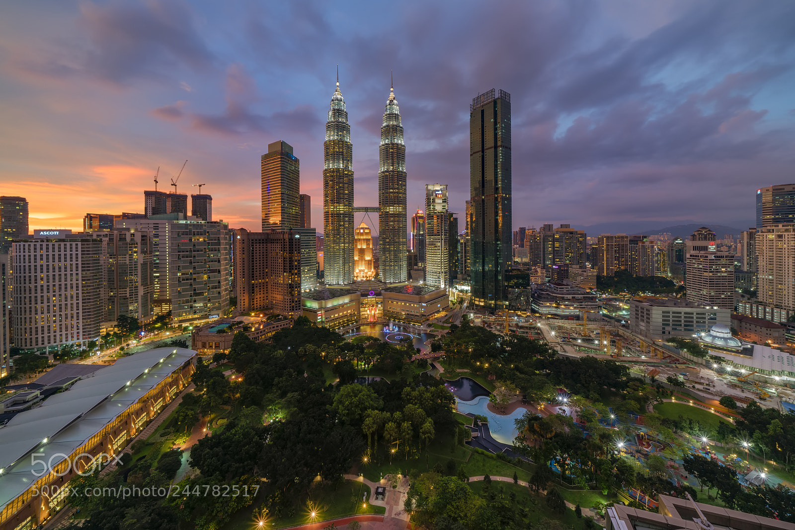 Sony a7R II sample photo. Glorious sunset in kuala photography