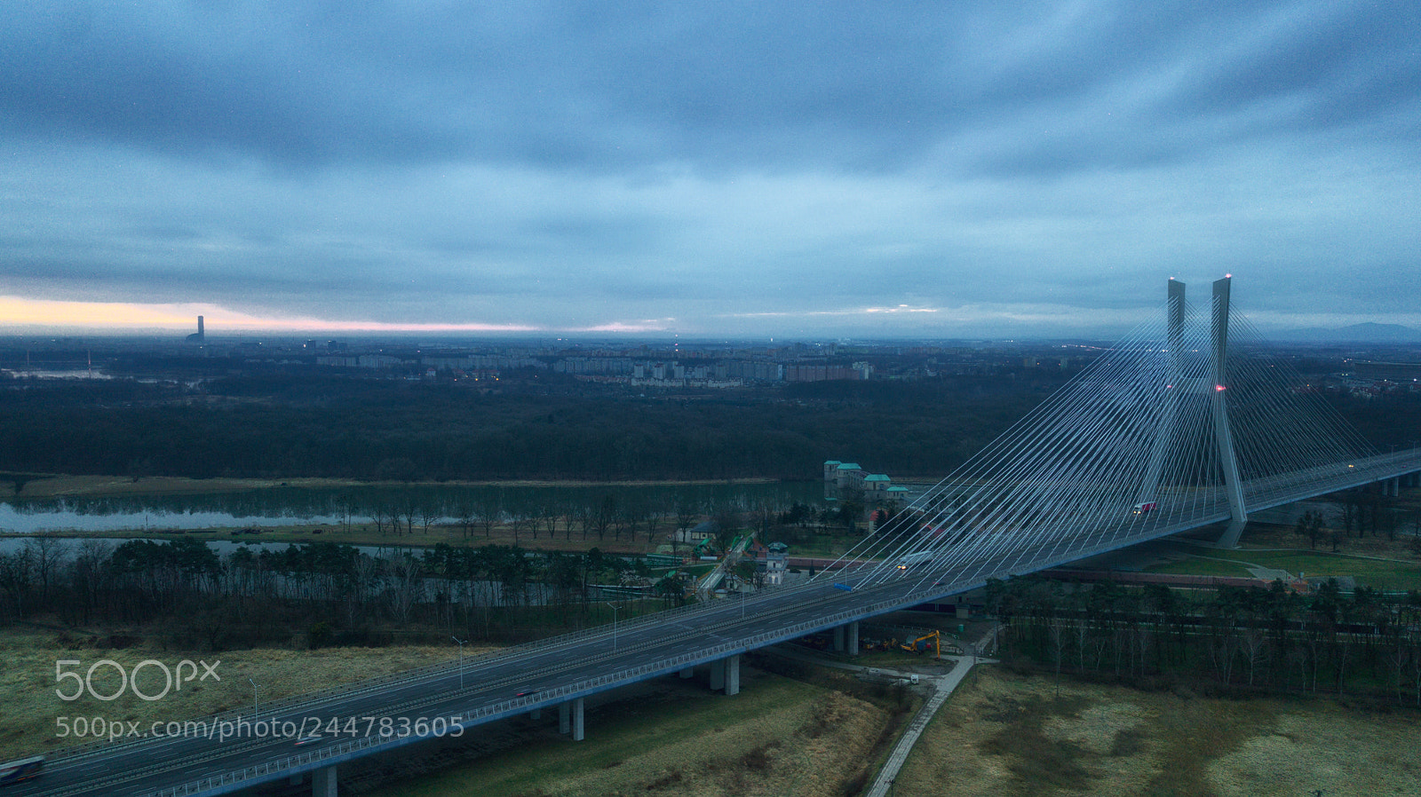 DJI FC220 sample photo. R dz ski bridge photography