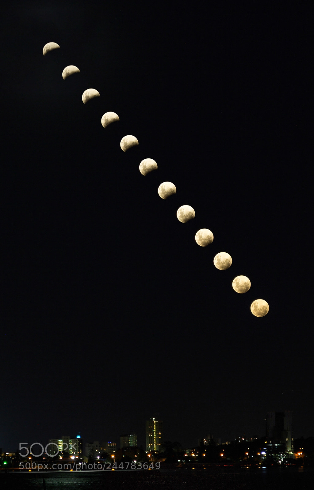 Canon EOS 600D (Rebel EOS T3i / EOS Kiss X5) sample photo. Lunar eclipse over perth photography