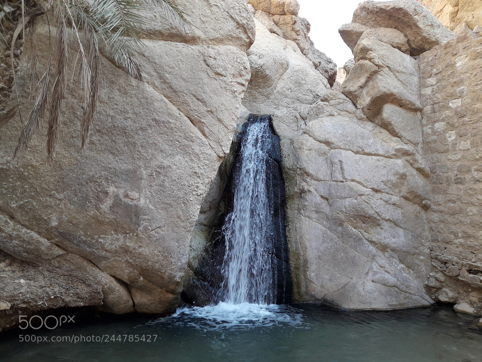 Samsung Galaxy J7 Neo sample photo. Tunisia waterfall photography