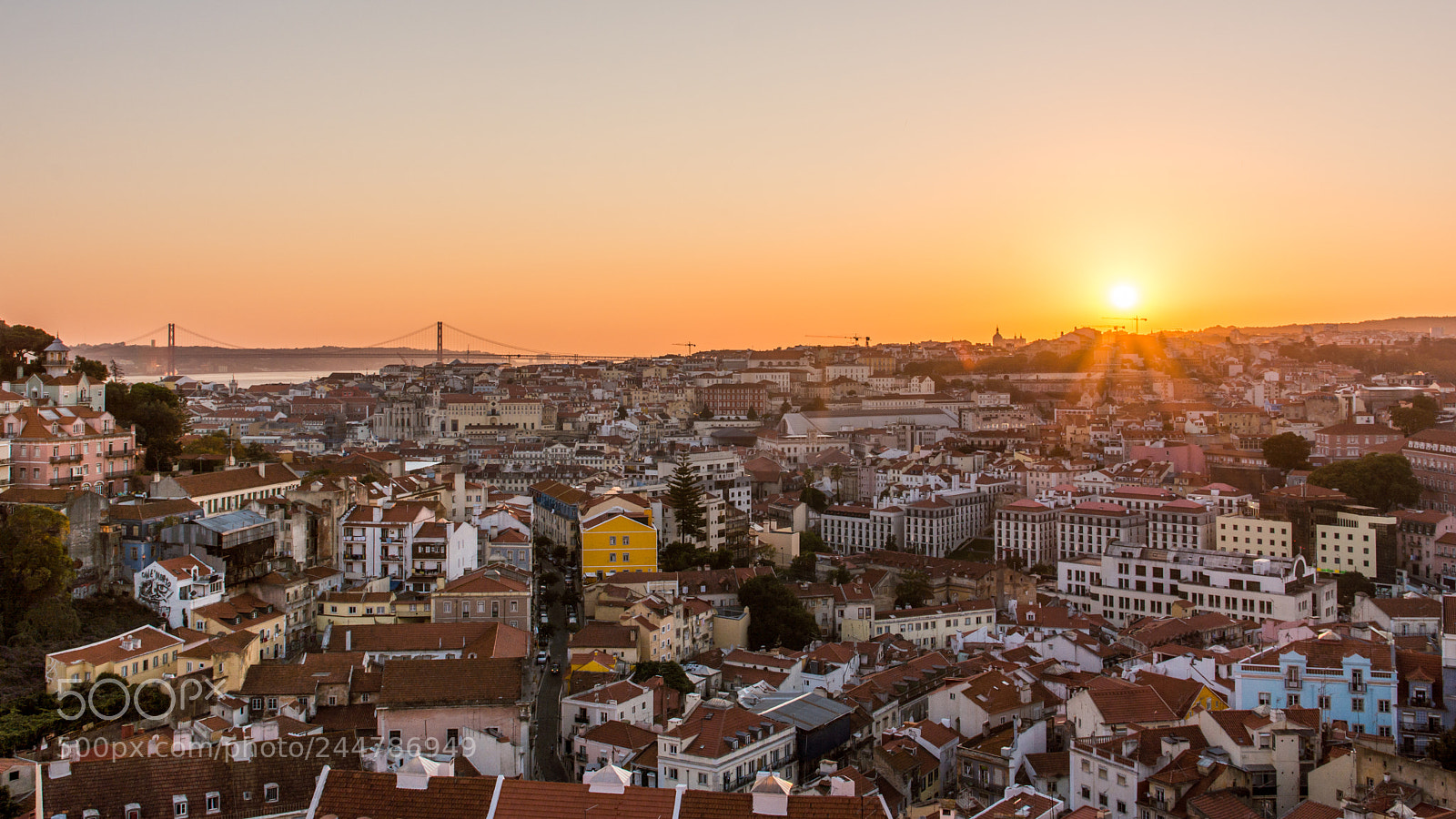 Nikon D7100 sample photo. Lisbon on sunset photography