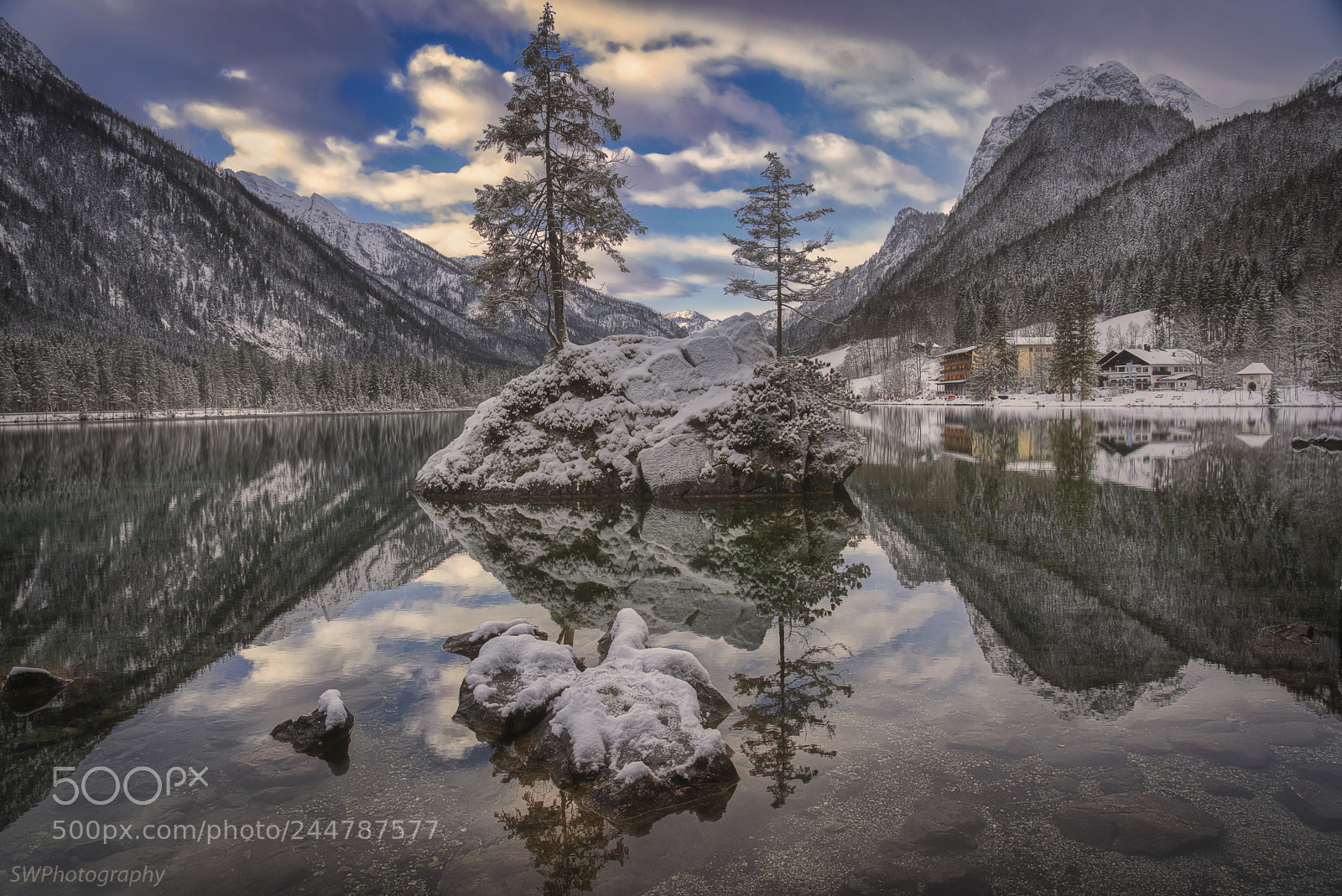 Sony a7R III sample photo. Winter morning at lake photography