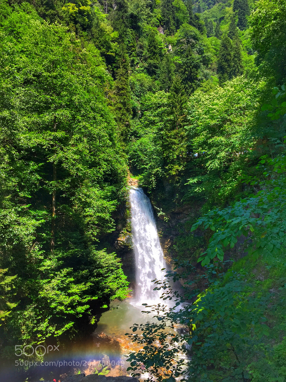 Apple iPhone 6 sample photo. Palovit waterfall, rize, turkey photography
