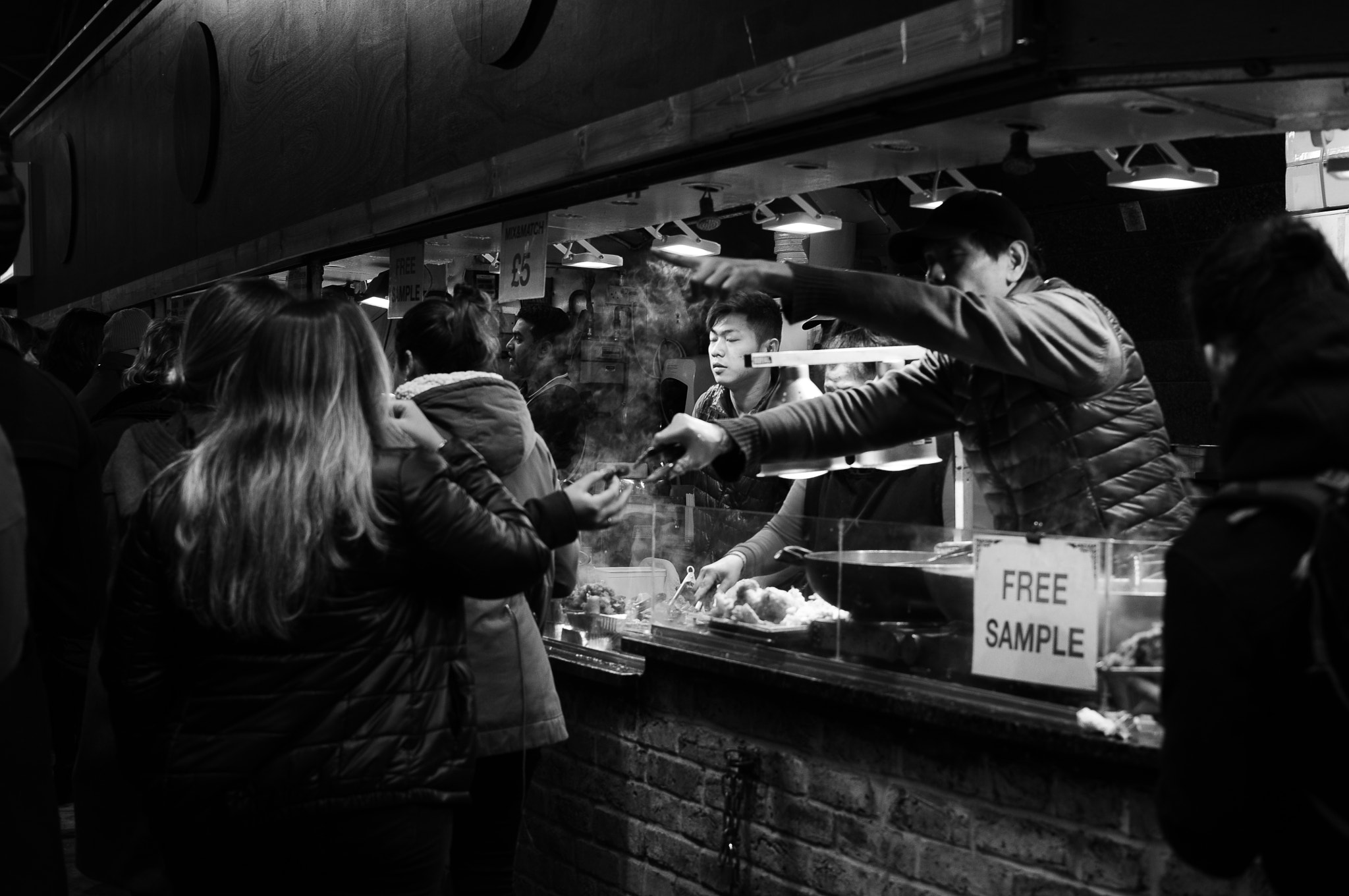 Nikon D300 sample photo. Street food in london photography