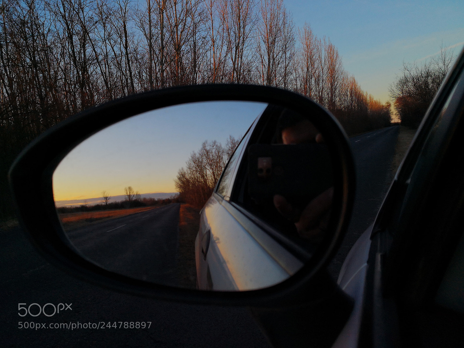 HUAWEI Mate 10 Pro sample photo. Sunset roud photography