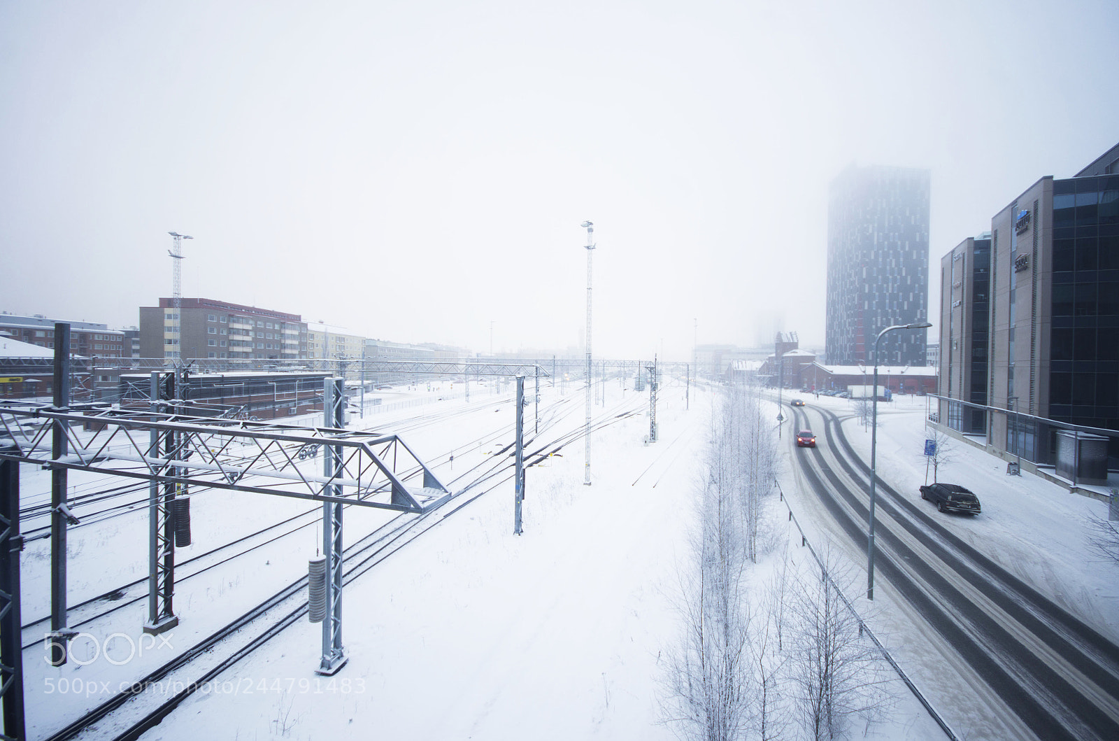 Pentax K-5 sample photo. Foggy str photography