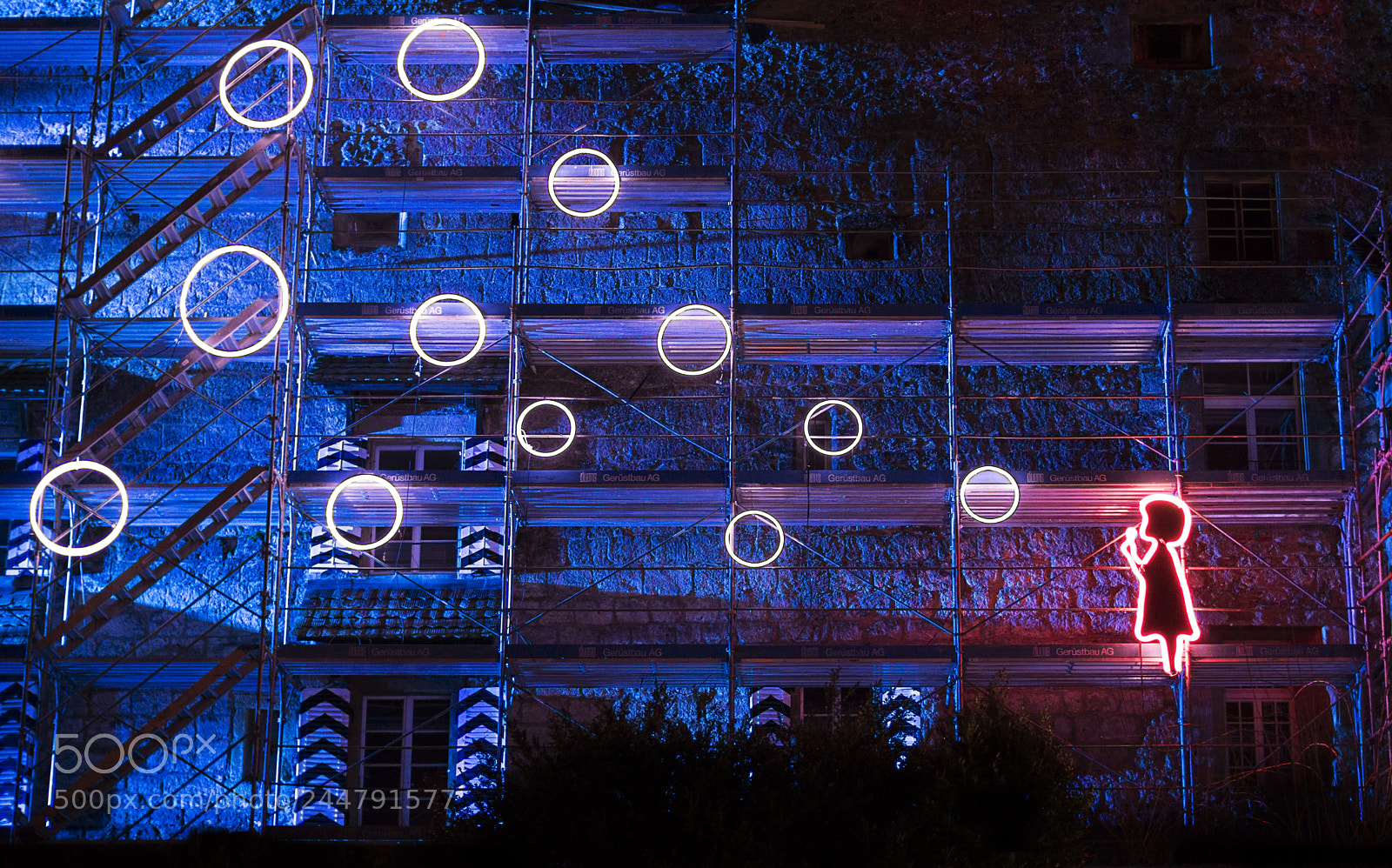 Nikon D800 sample photo. Morat light festival 2018,switzerland photography