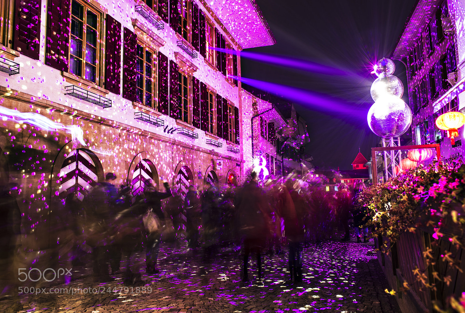 Nikon D800 sample photo. Morat light festival 2018,switzerland photography