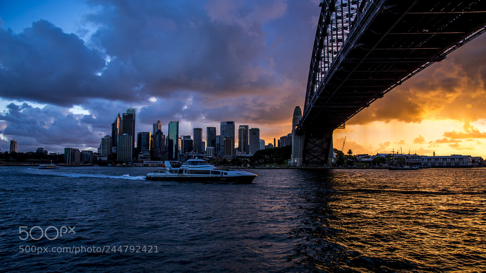 Nikon D610 sample photo. Sunset in sydney harbor photography