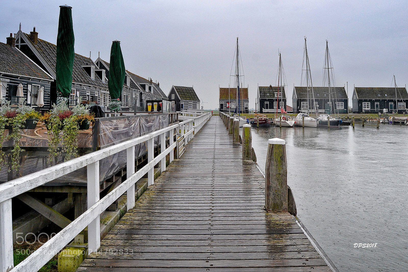 Nikon D3100 sample photo. Marina with rain ... photography