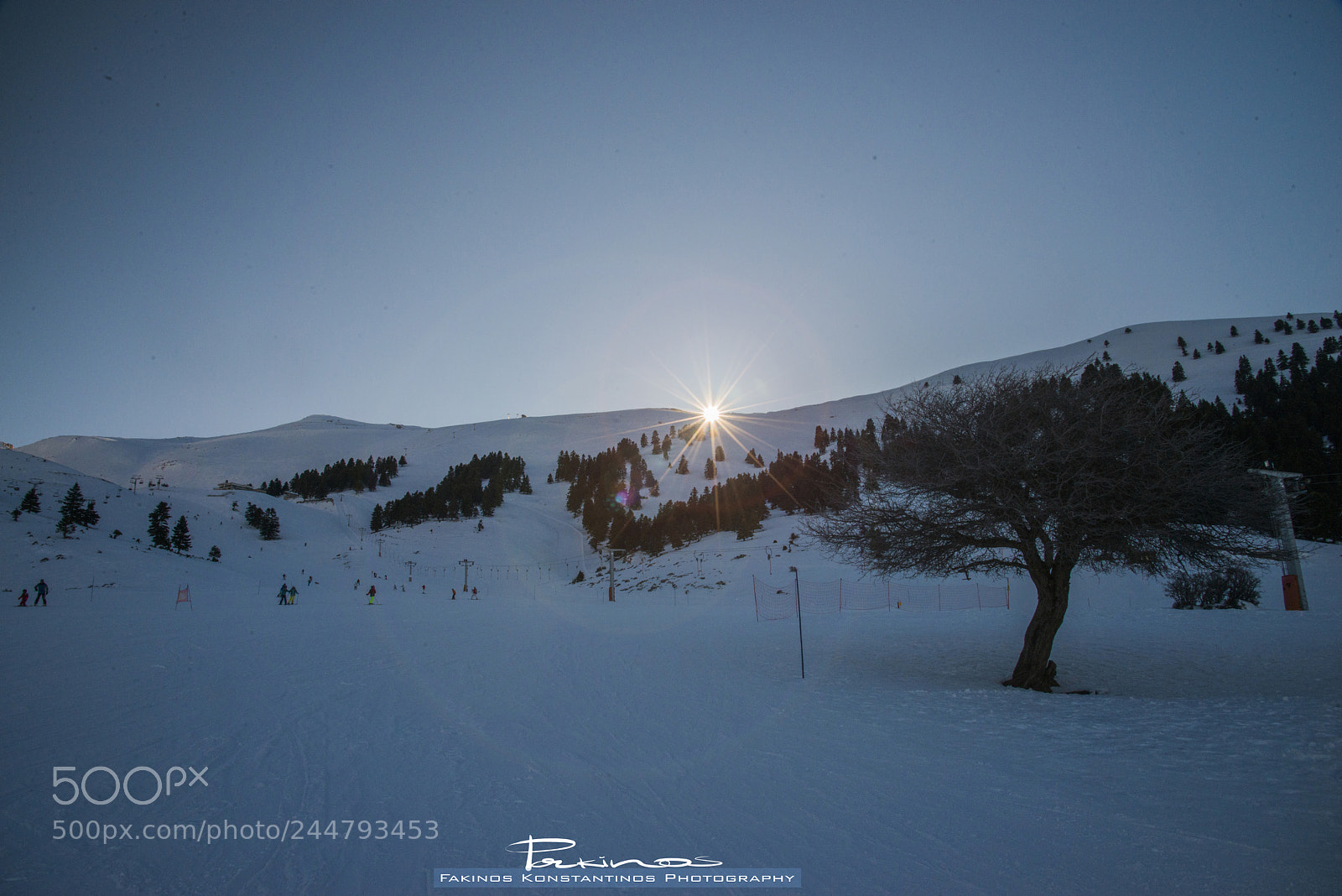 Nikon D800E sample photo. Kalavrita ski center photography