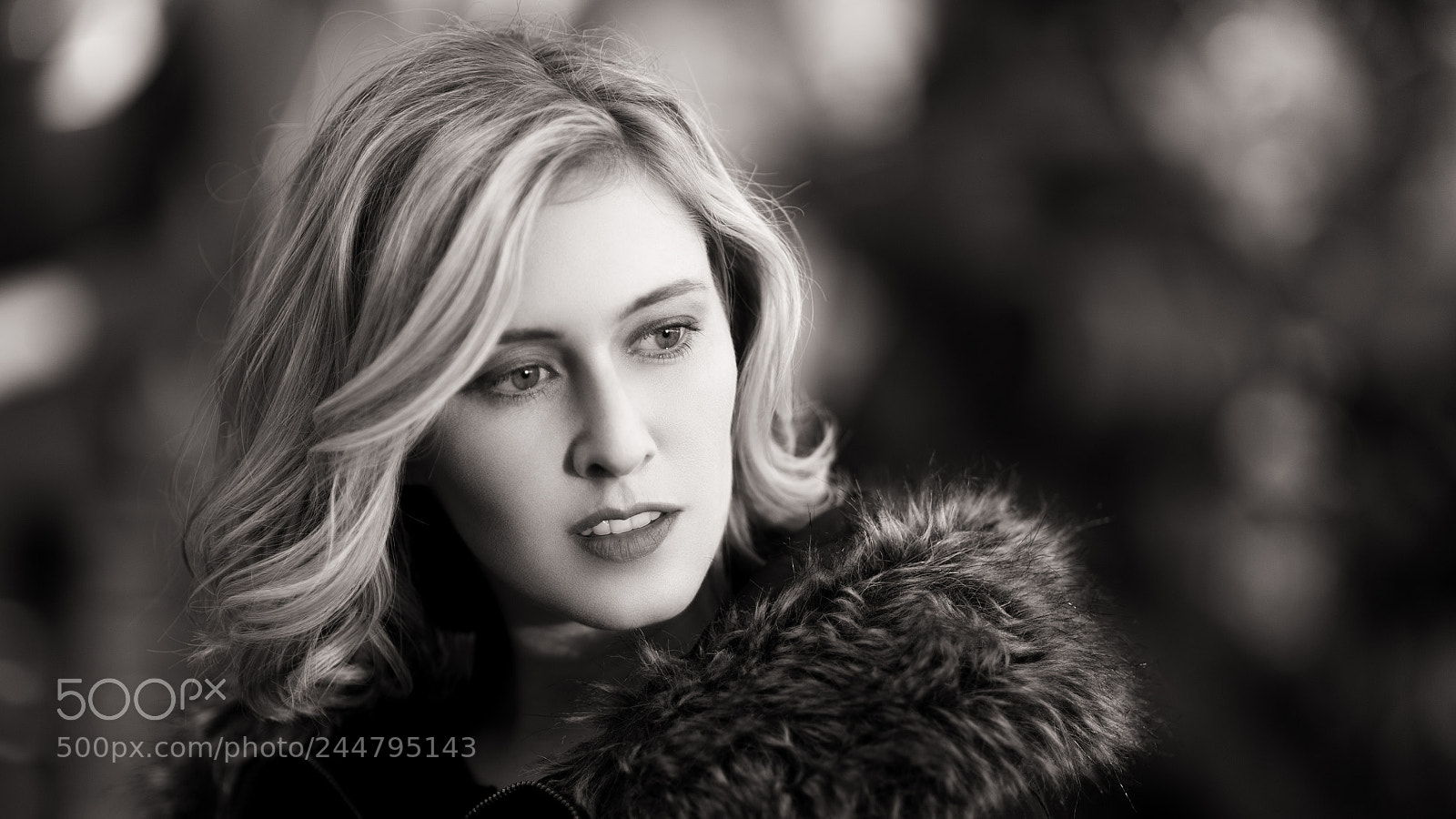 Nikon D4 sample photo. La vio - winter-portrait photography