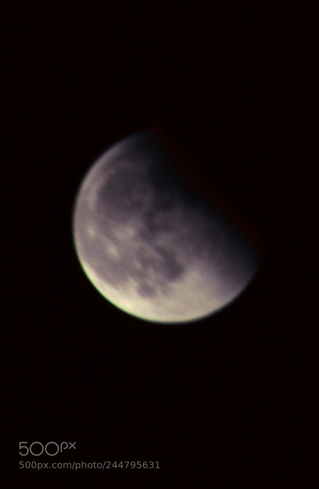 Nikon D3200 sample photo. Moon eclipse photography