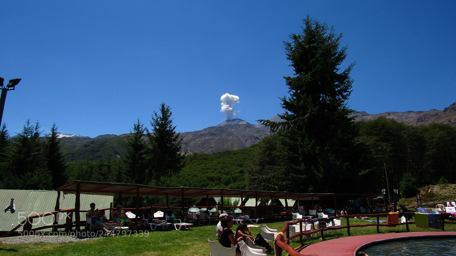 Canon PowerShot SX530 HS sample photo. Volcán chillán photography