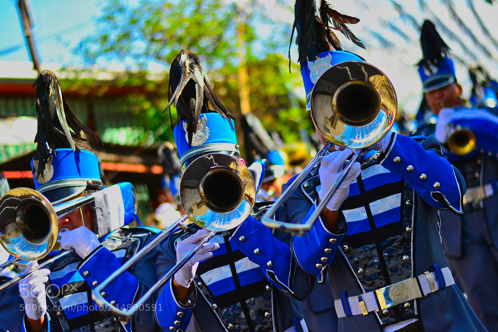 Nikon D3100 sample photo. Marching band photography