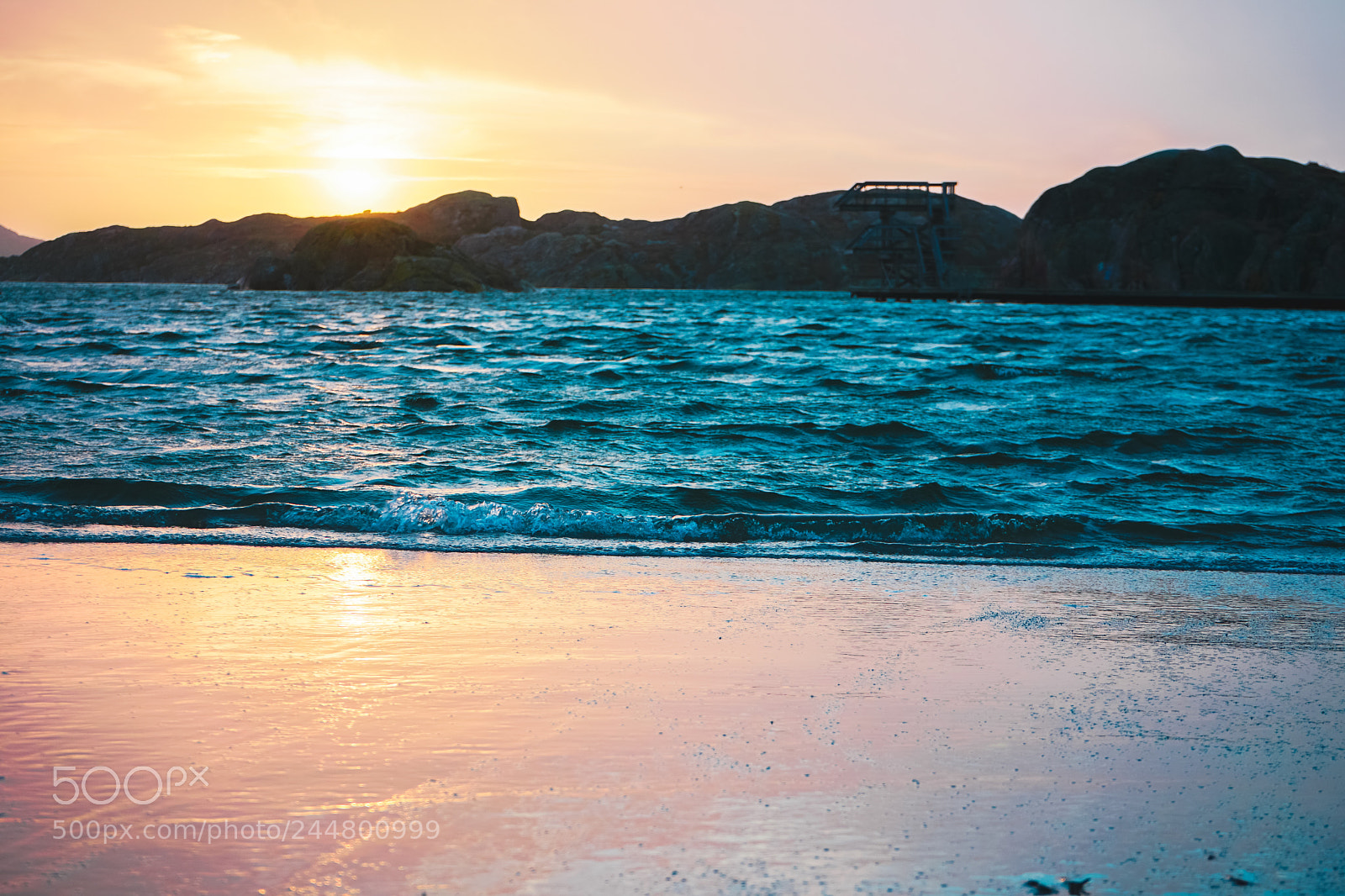 Sony a7 II sample photo. Calm north sea photography