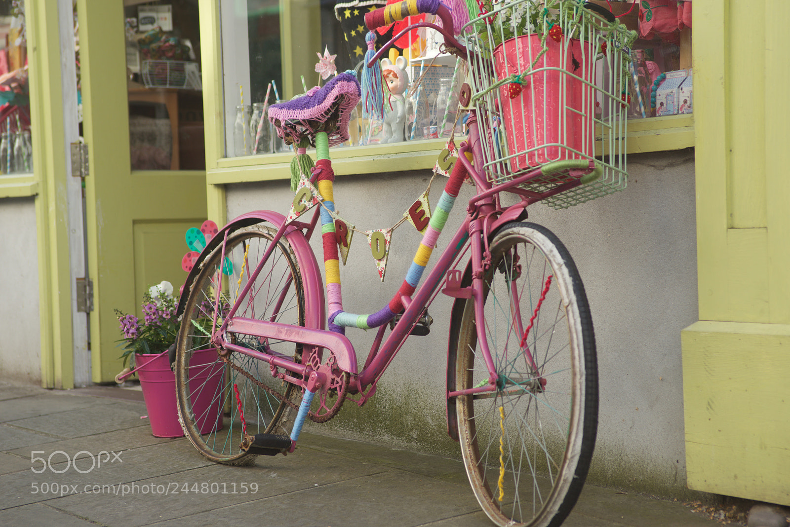 Nikon D800 sample photo. Bicycle outside shop photography