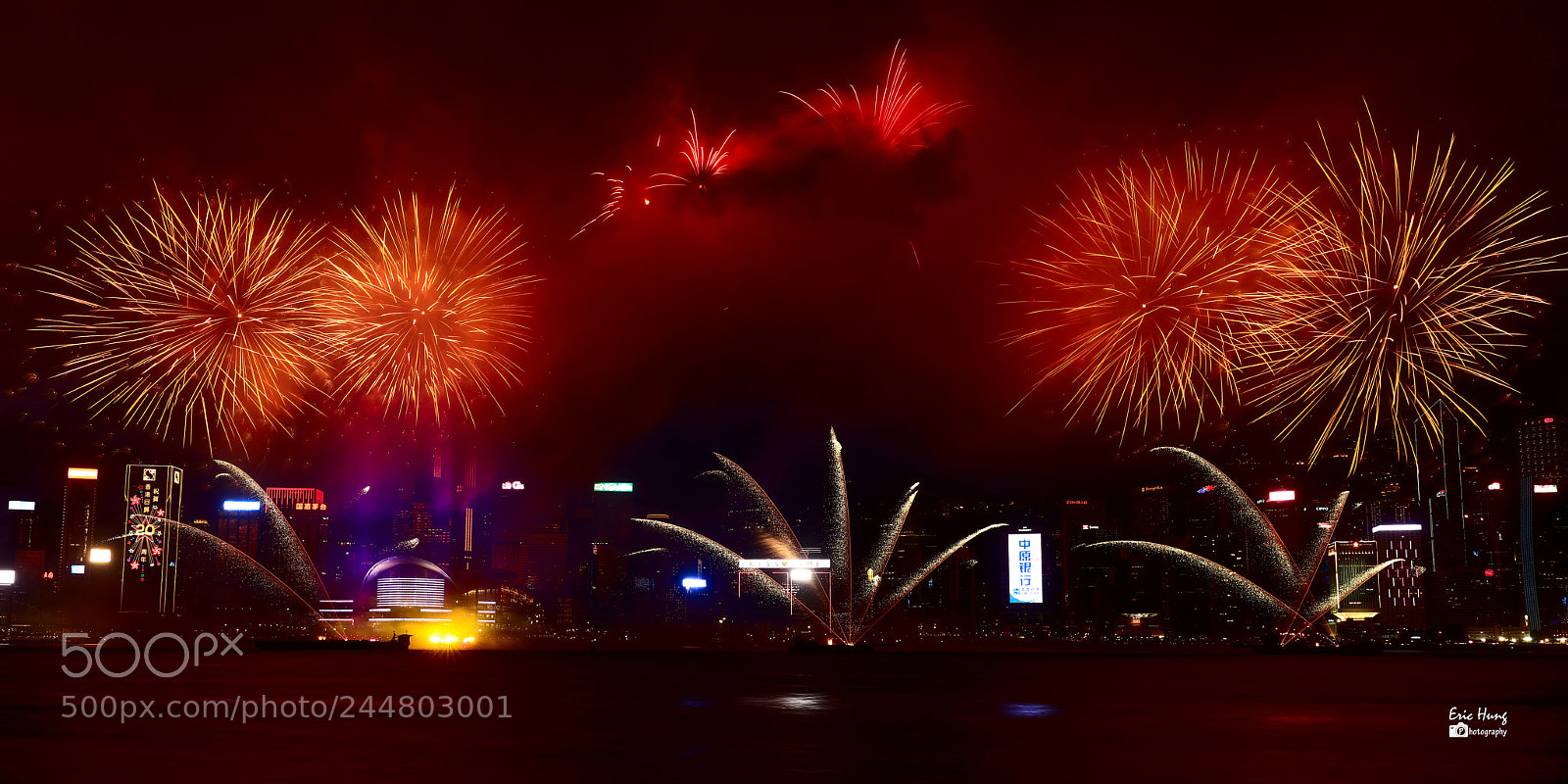 Canon EOS 5DS sample photo. Firework in hong kong photography