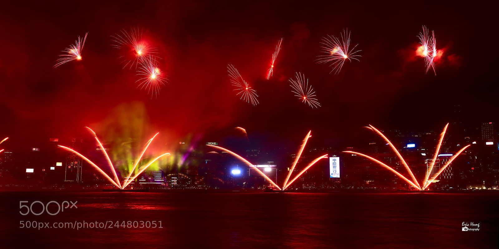 Canon EOS 5DS sample photo. Firework in hong kong photography