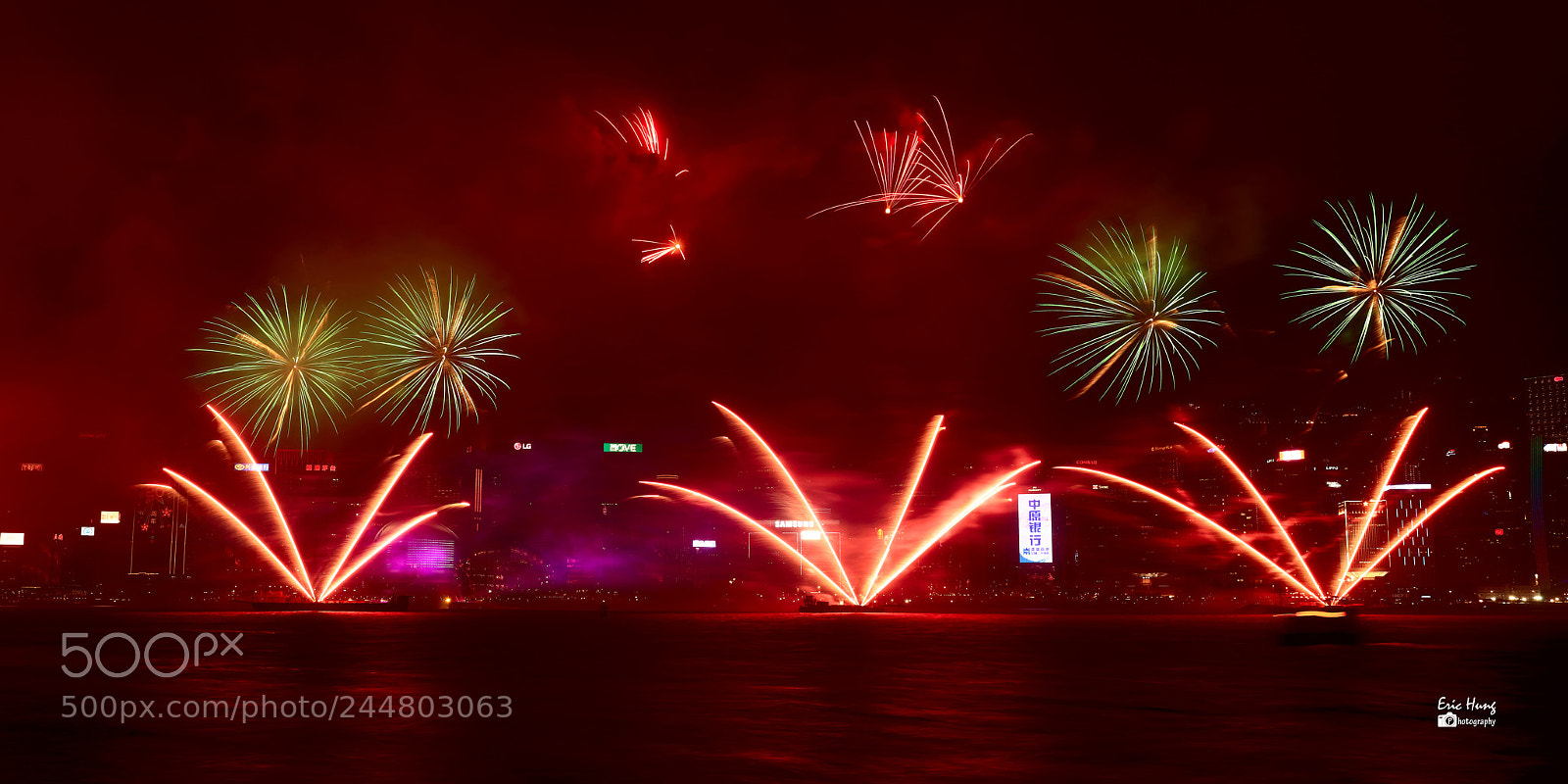 Canon EOS 5DS sample photo. Firework in hong kong photography