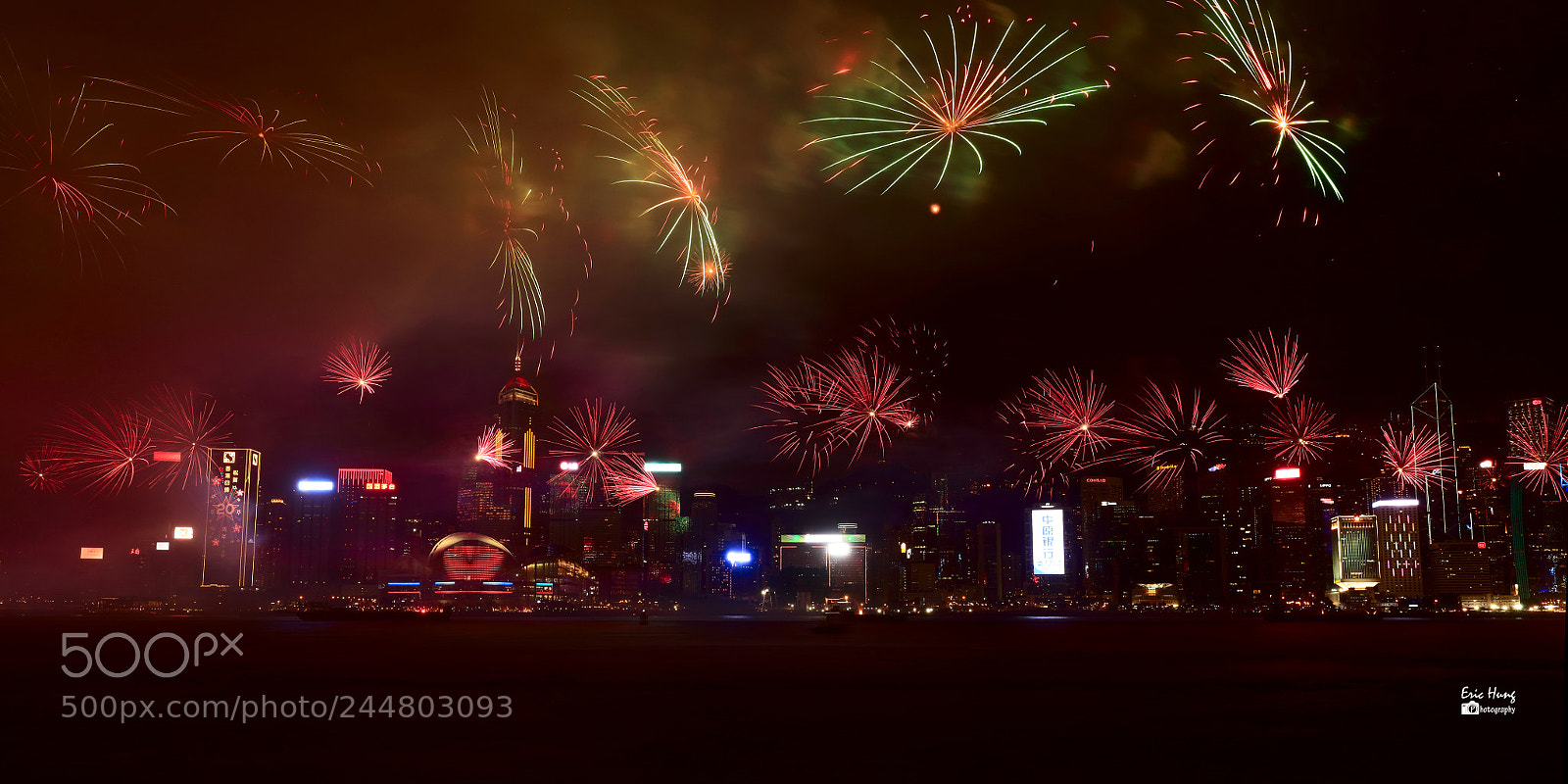 Canon EOS 5DS sample photo. Firework in hong kong photography