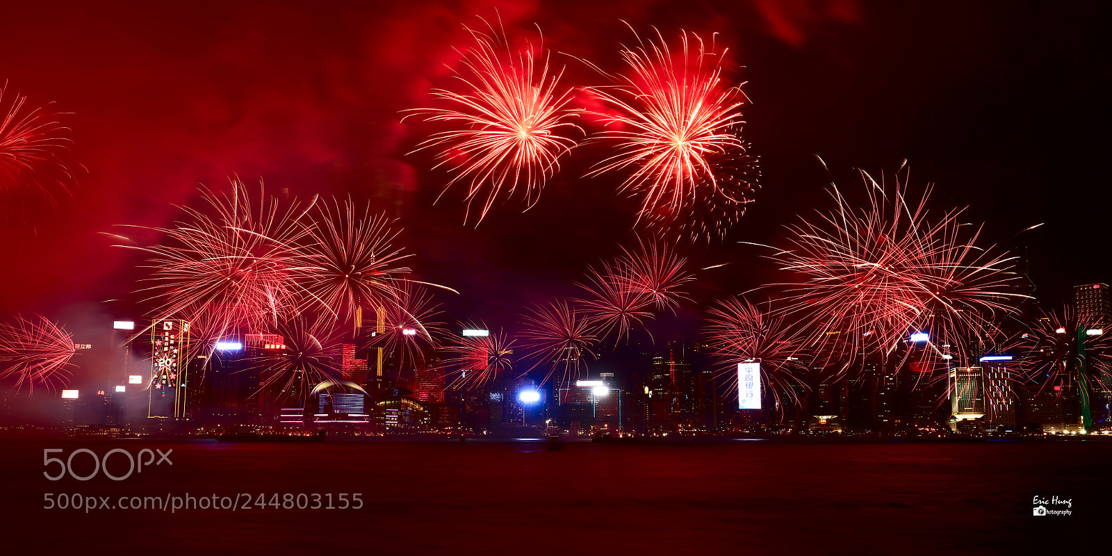 Canon EOS 5DS sample photo. Firework in hong kong photography