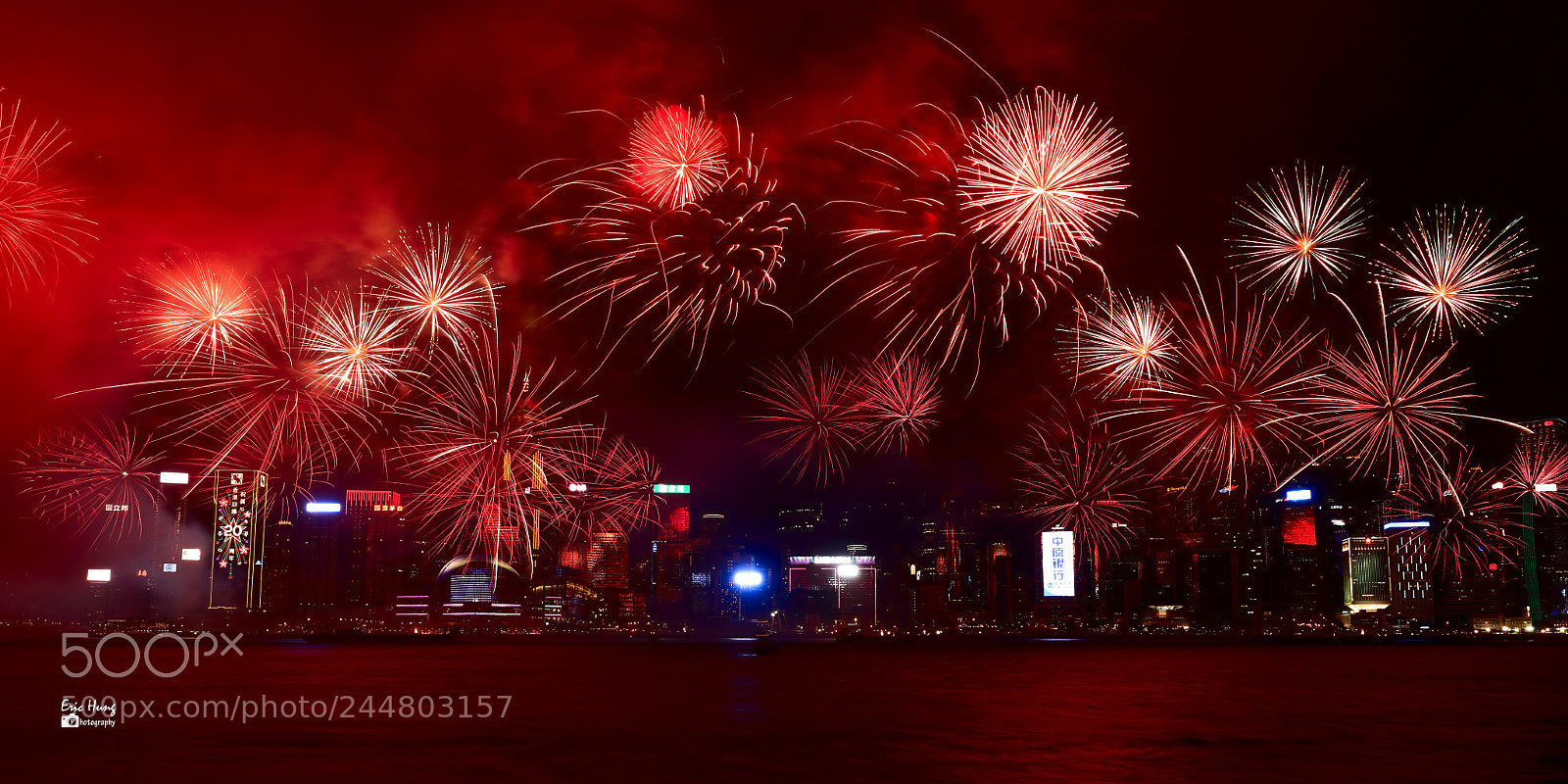 Canon EOS 5DS sample photo. Firework in hong kong photography