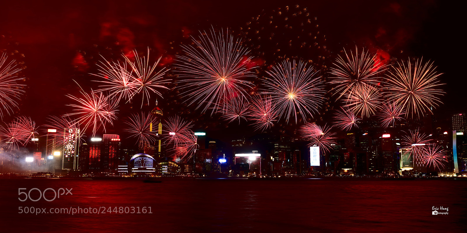 Canon EOS 5DS sample photo. Firework in hong kong photography