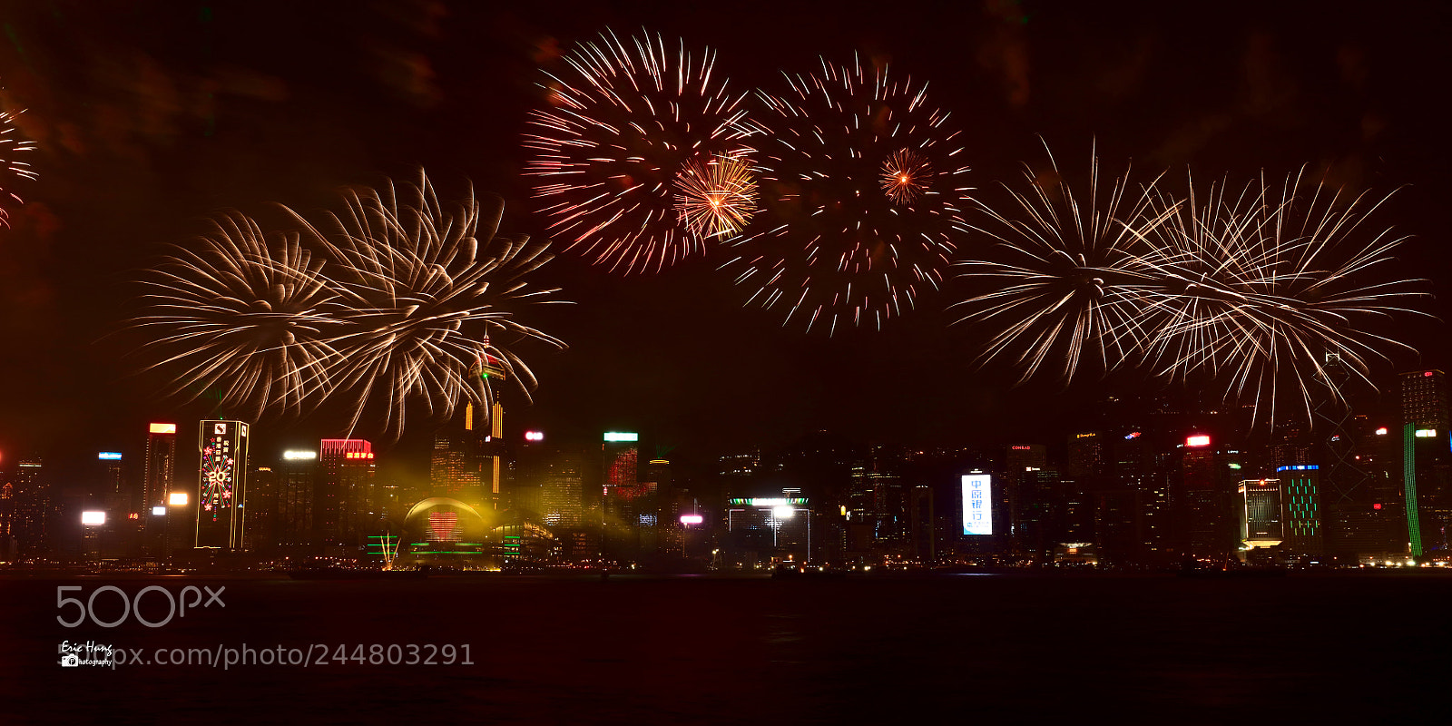 Canon EOS 5DS sample photo. Firework in hong kong photography