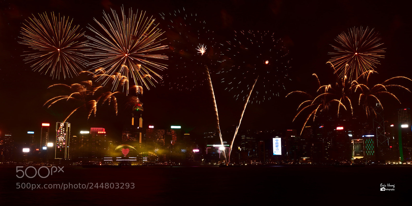 Canon EOS 5DS sample photo. Firework in hong kong photography