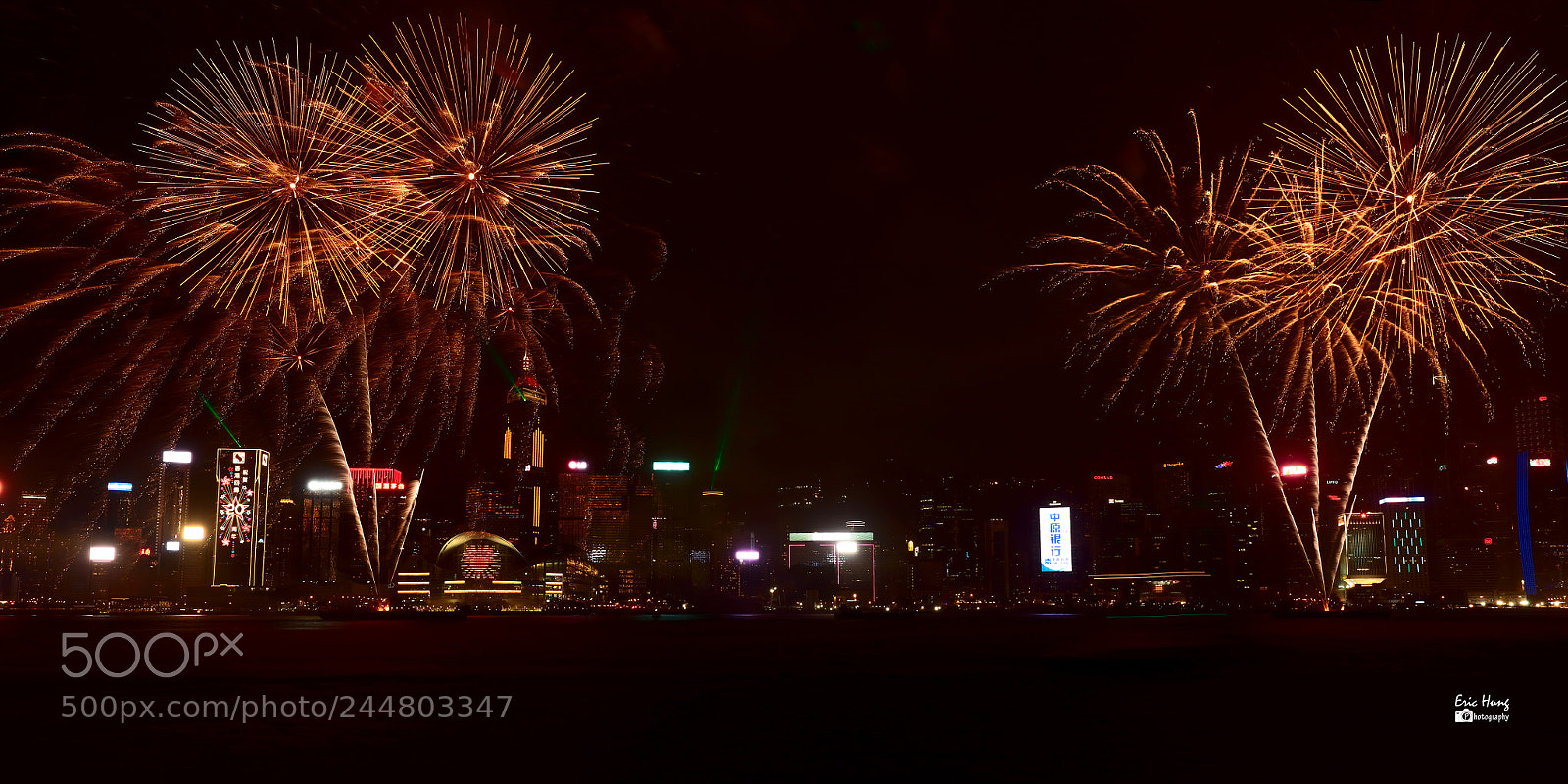 Canon EOS 5DS sample photo. Firework in hong kong photography