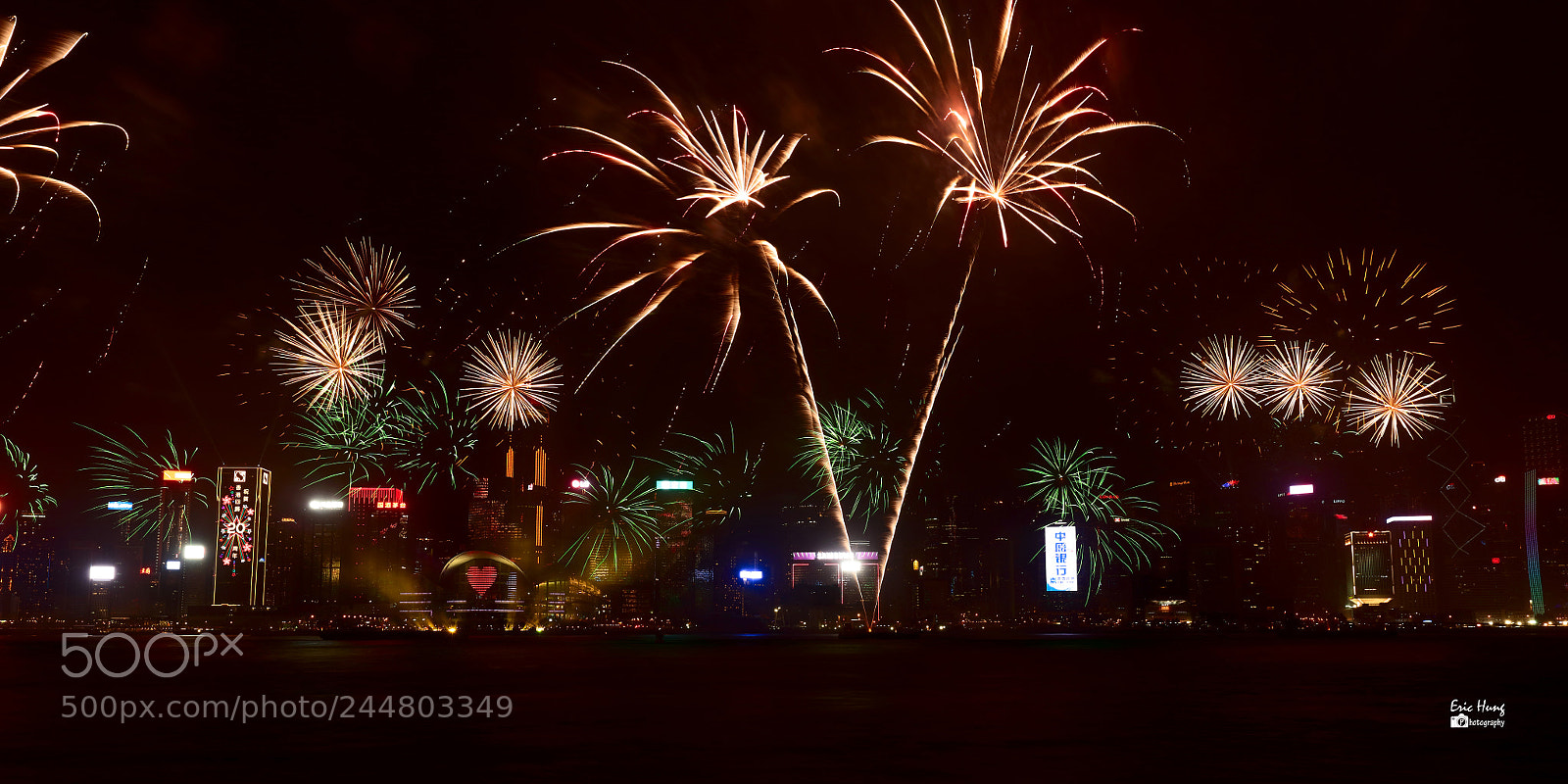 Canon EOS 5DS sample photo. Firework in hong kong photography