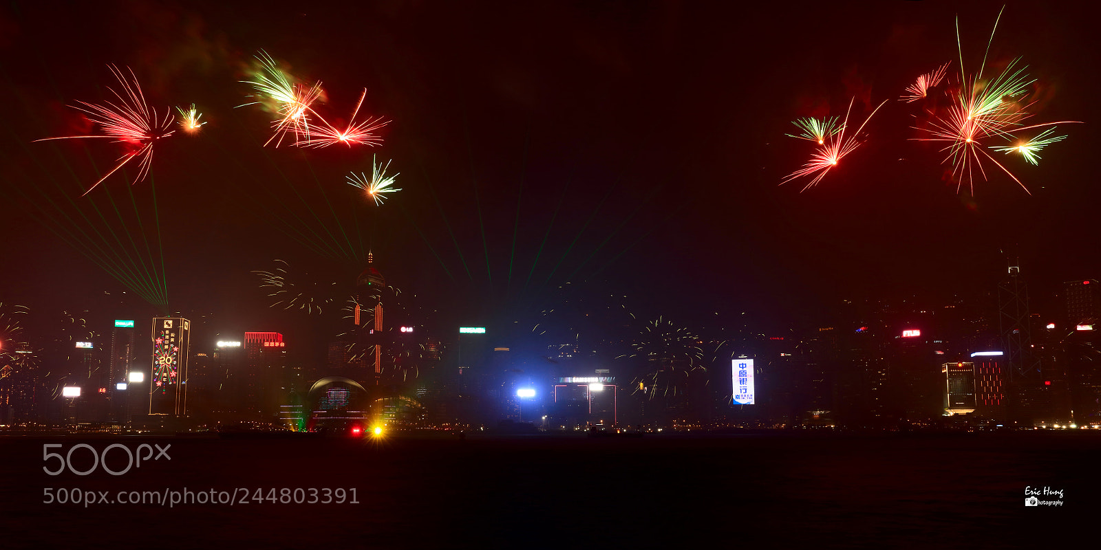 Canon EOS 5DS sample photo. Firework in hong kong photography