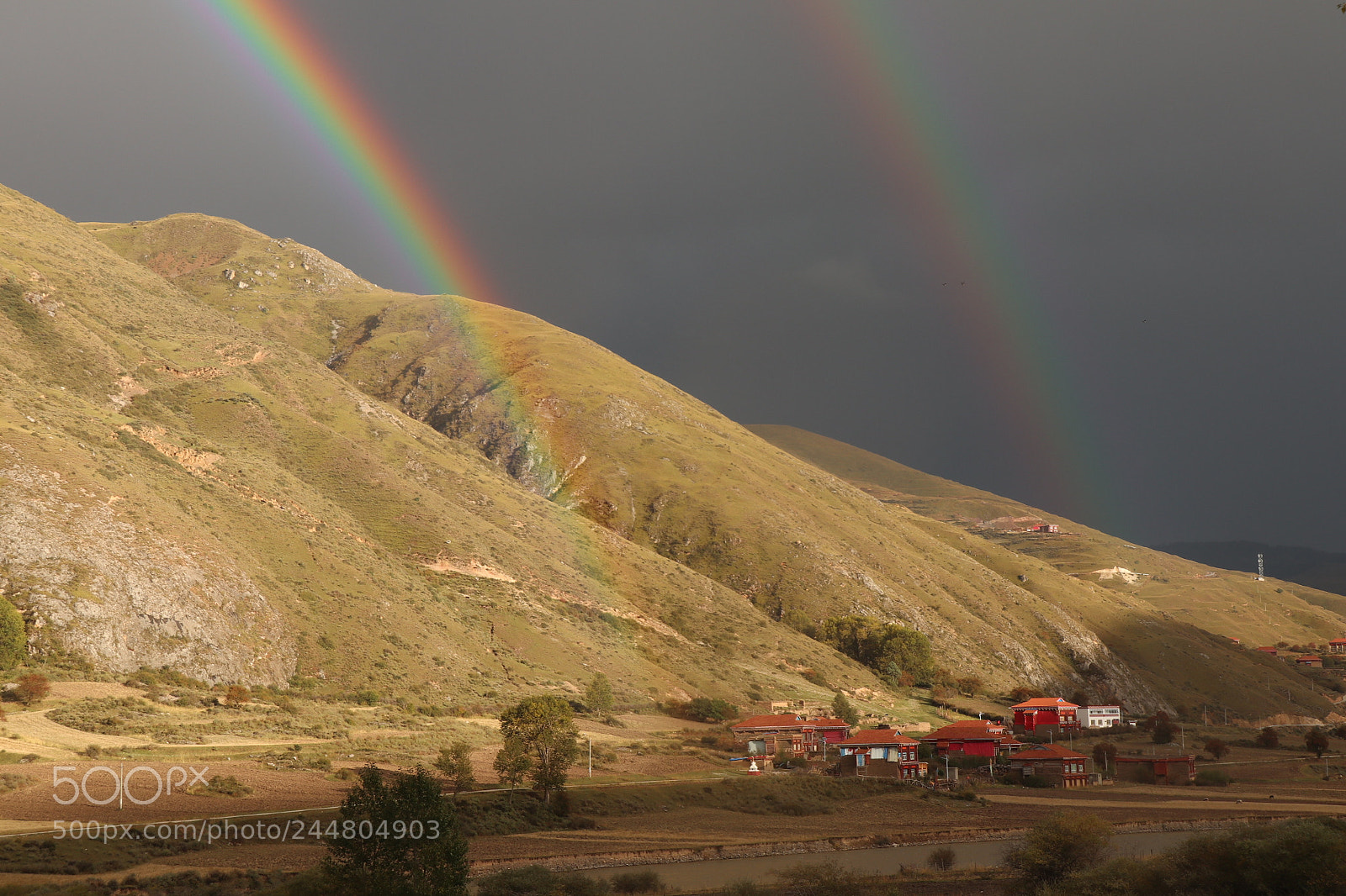 Canon EOS M6 sample photo. Double rainbow photography