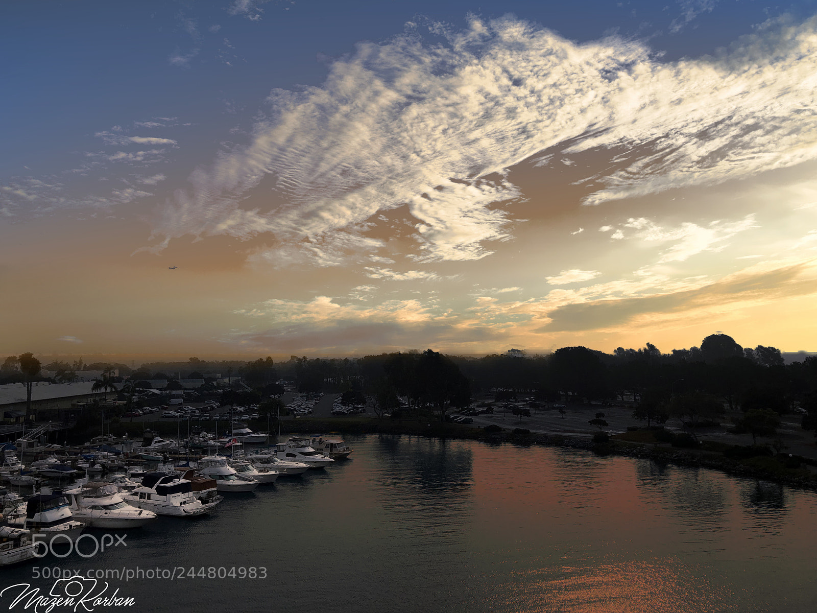 Apple iPhone 8 Plus sample photo. Sunrise at san diego photography