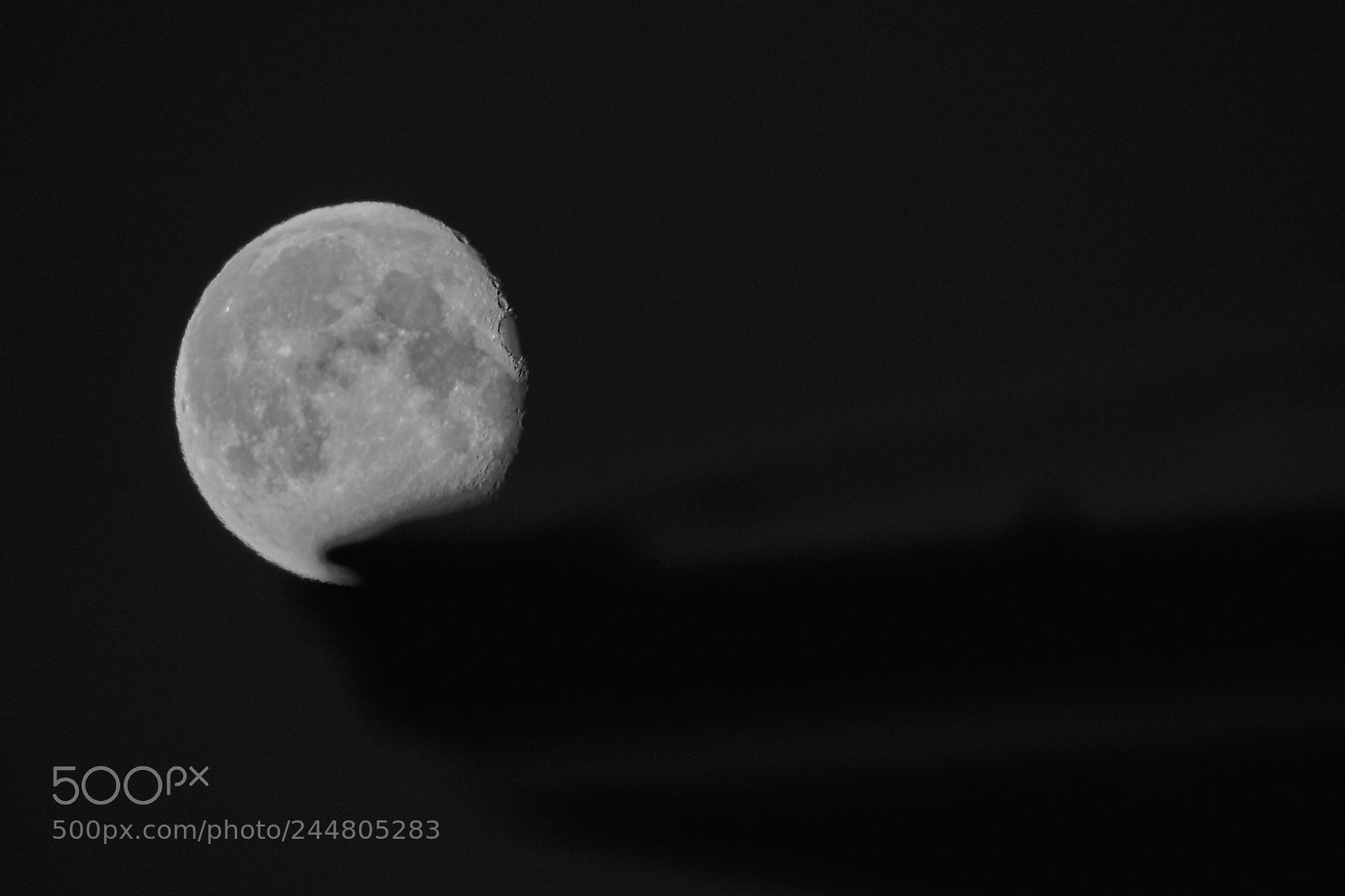Sony a7R III sample photo. Moon photography