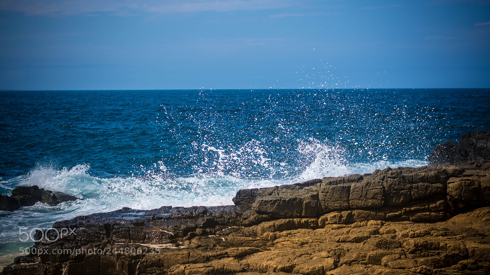 Nikon D7200 sample photo. Ocean splash photography