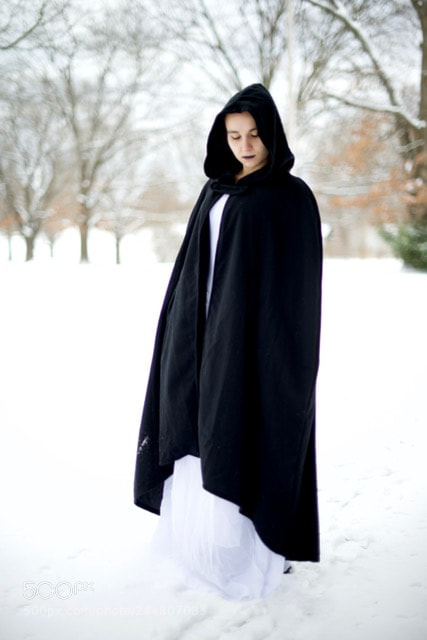 Nikon D600 sample photo. Snow queen cloaked photography