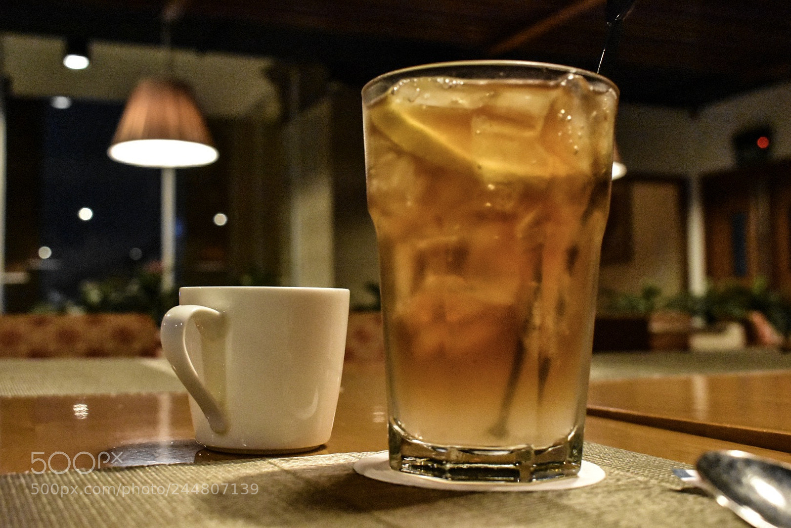 Nikon D3400 sample photo. Enjoying ice lemon tea photography