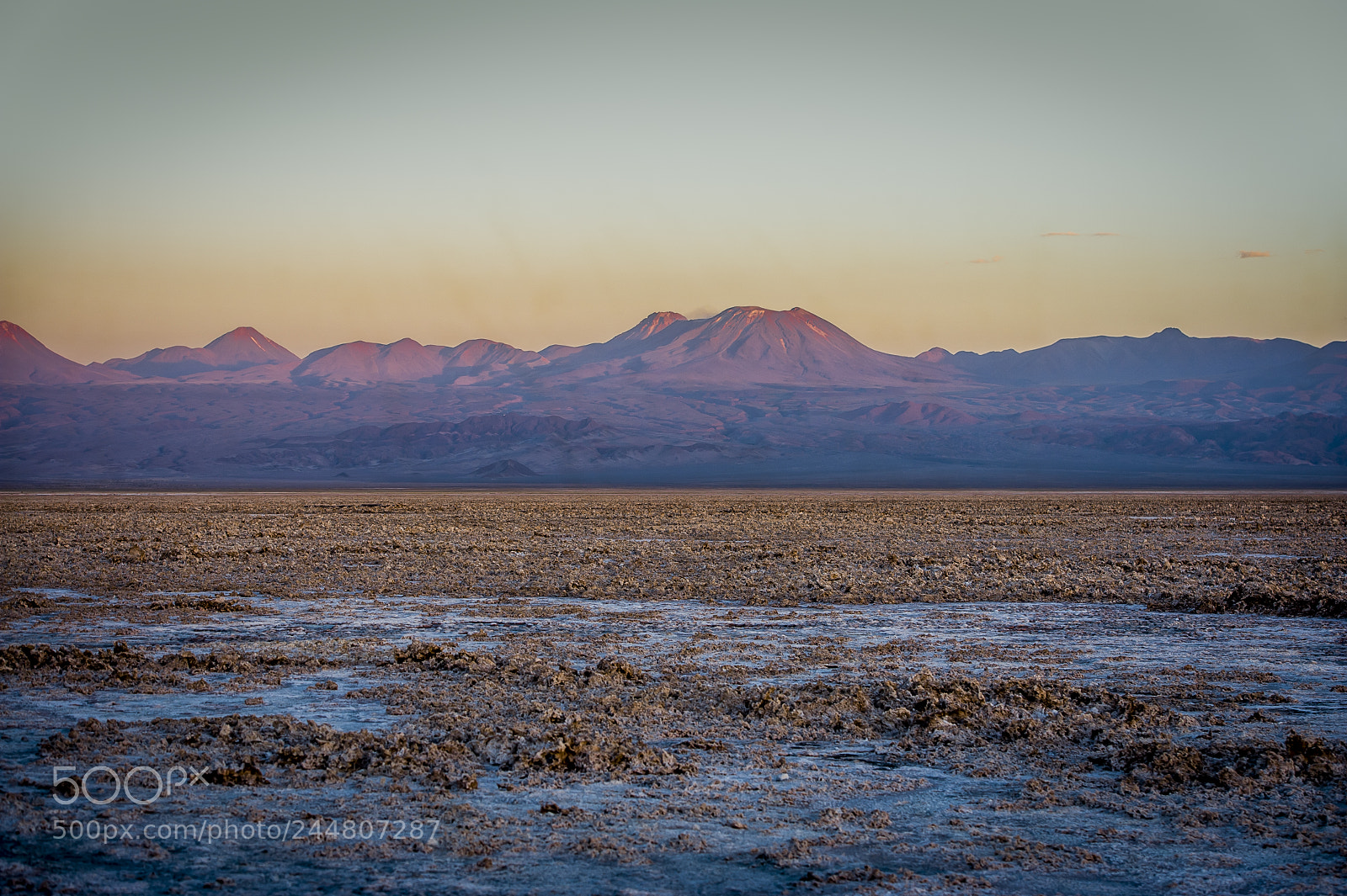 Nikon D3 sample photo. Atacama sunset photography