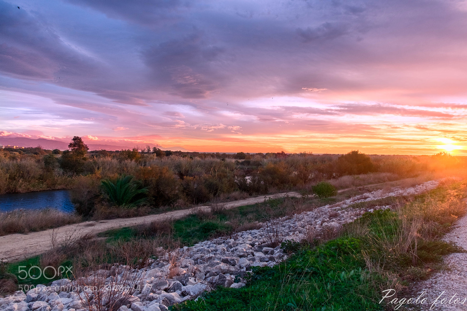 Fujifilm X-T1 sample photo. Desembocadura del rio guadalhorce photography