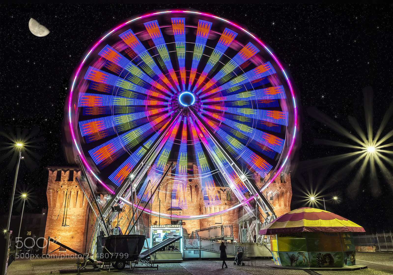 Nikon D7100 sample photo. Ferris wheel fantasy photography