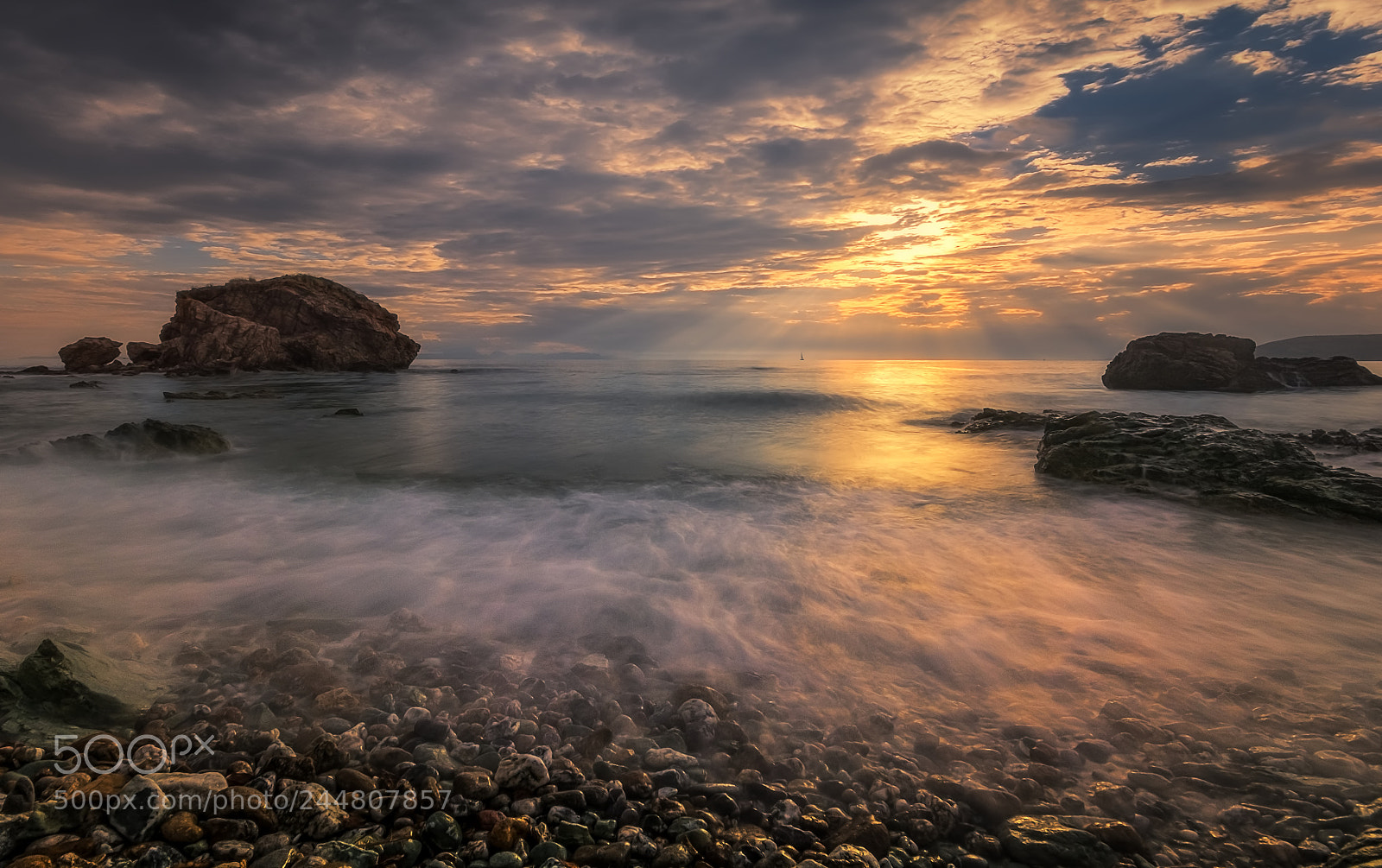 Nikon D7100 sample photo. Katafigi sunset after the photography