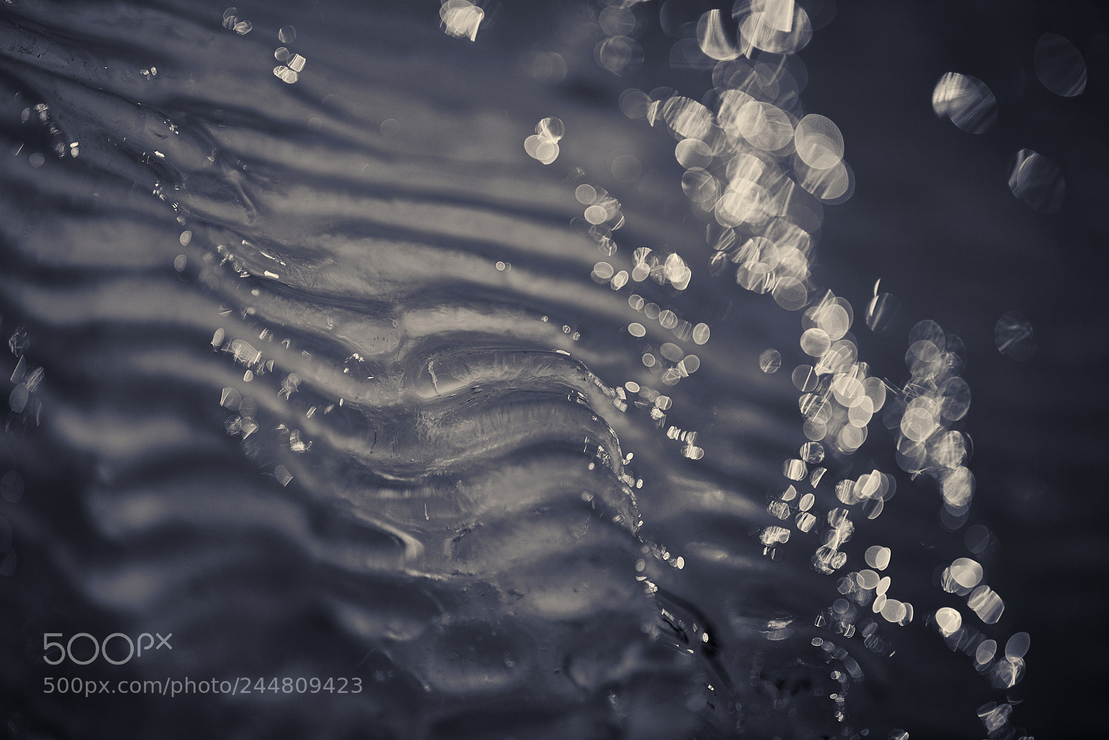 Nikon D800E sample photo. Soundwaves in ice photography
